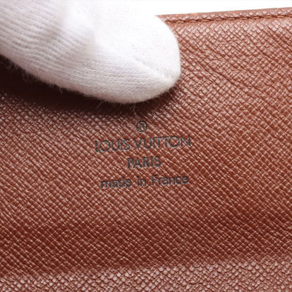 Louis Vuitton Monogram Porte Trésor International Long Wallet M61215 Brown Made