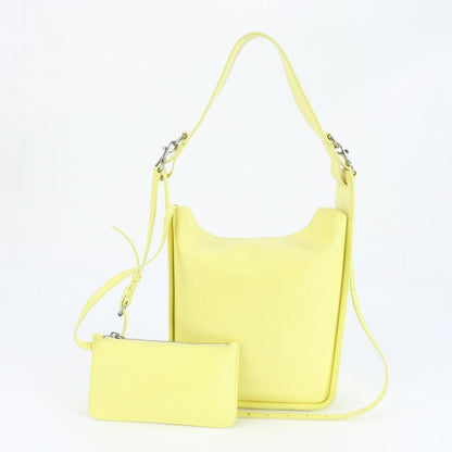 Balenciaga With Pouch North South Leather 2WAY Shoulder Bag Crossbody Hand Tote