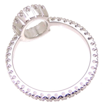 Gucci Diamond Halo White Gold Ring