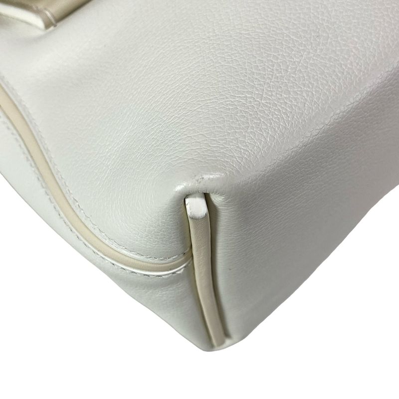 Hermes Sac 24/24 Van Cattle Mini 21 White And Nata Gold Hardware