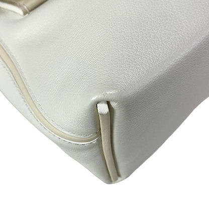 Hermes Sac 24/24 Van Cattle Mini 21 White And Nata Gold Hardware
