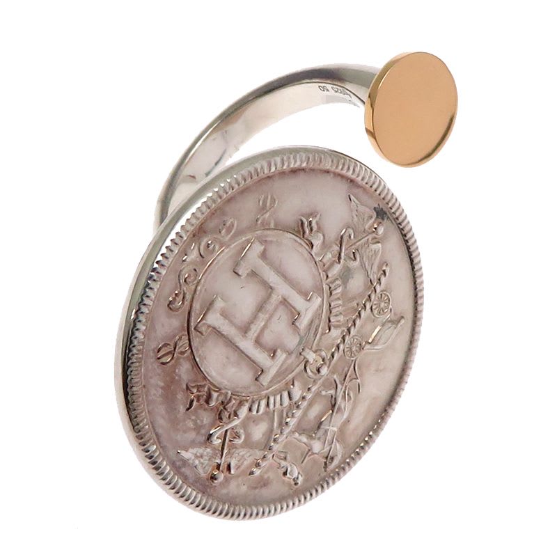 Hermes 50 SV 925 Exlibris Ring