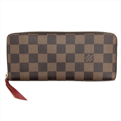 Louis Vuitton Portefeuille Cles Mans Round Zipper Damier Ebène N60534 Brown