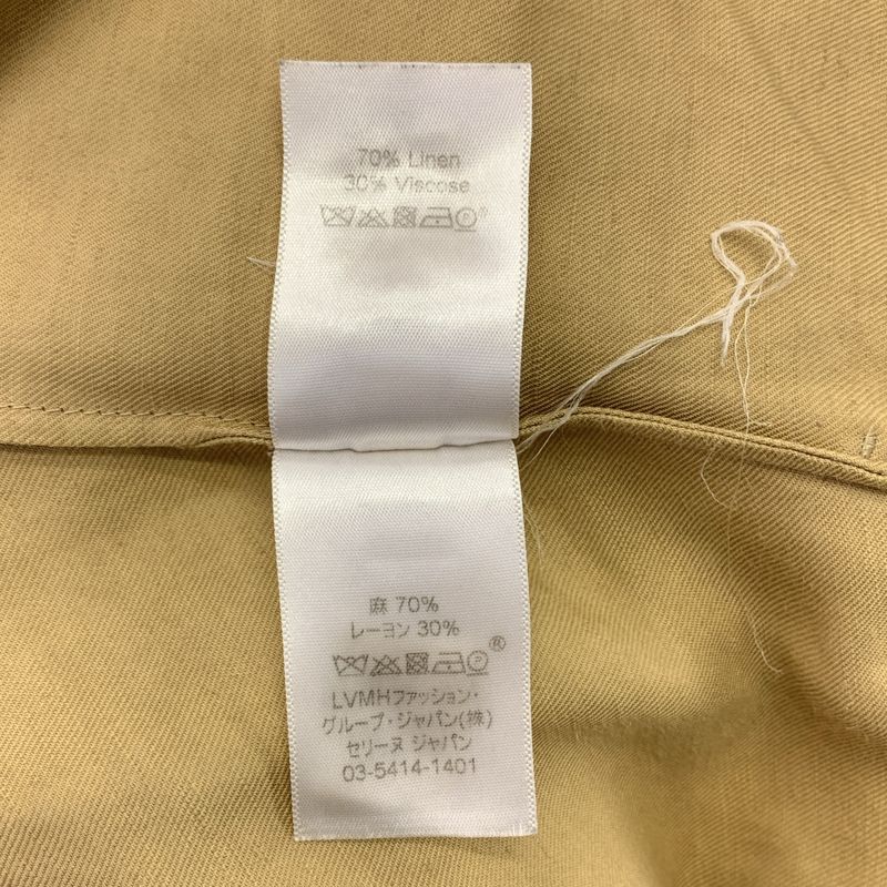 Celine - By Phoebe Philo Phoebe Linen Blend Draped Easy Skirt - 34 - Beige -