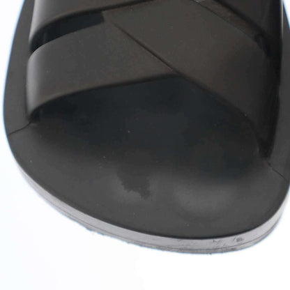 Bottega Veneta 23ss Mule Rubber Sandals Black 42