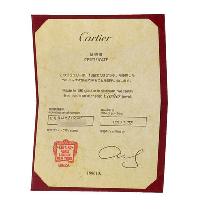 Cartier Ballerina Curve #46 Ring Pt950 Ladies