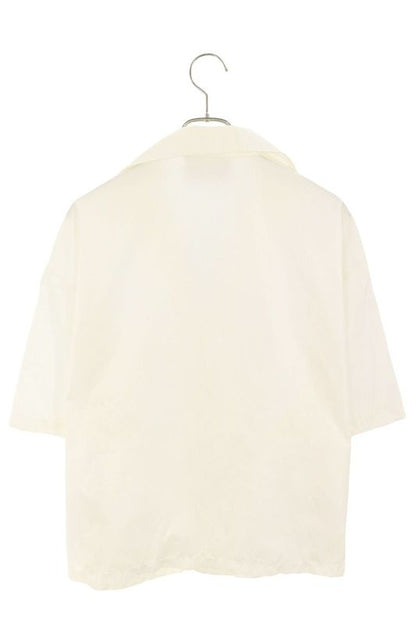 Prada Sc449 Re-nylon Triangle Plate Short Sleeve Shirt Men's L