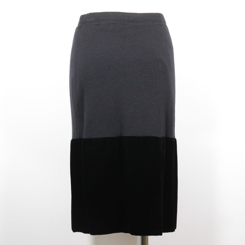 [dior] Christian Dior Wool×rayon Black Women's Skirt