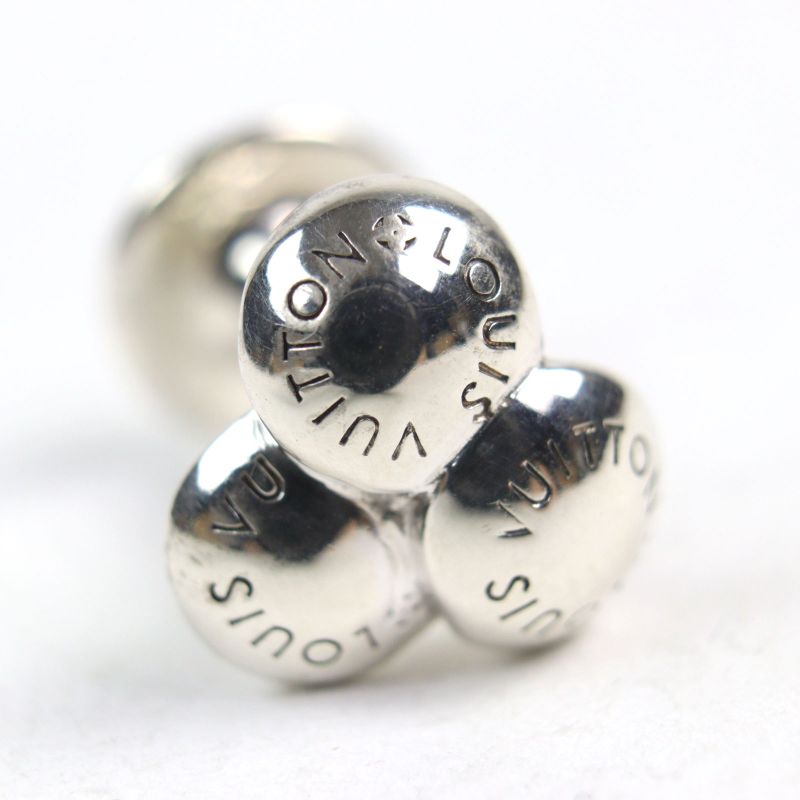 Louis Vuitton Bouton De Manchettes Bouquet De Clou Sv925 Logo Engraved Cufflinks