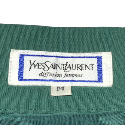 Yves Saint Laurent 90's Ribbon Skirt M Green