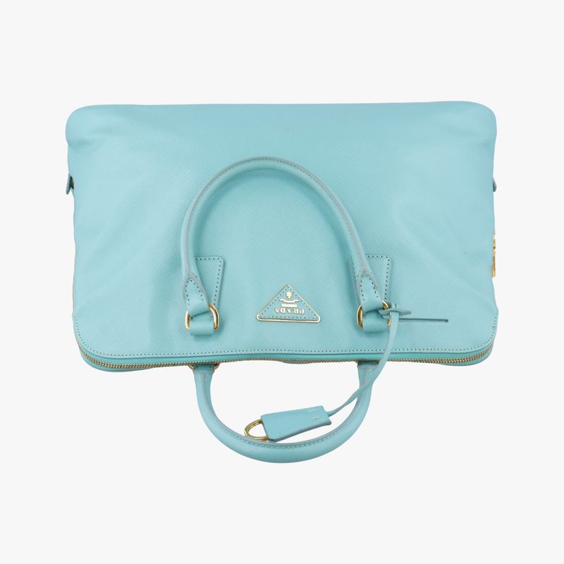 Prada Promenade Blue Saffiano Leather Bl0837105