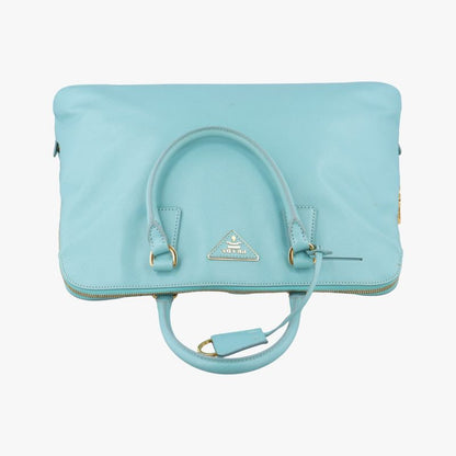 Prada Promenade Blue Saffiano Leather Bl0837105