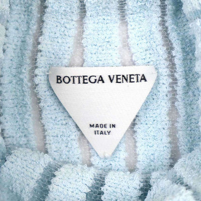 Bottega Veneta 23aw High-Neck Knit Sweater 751931 V33h0 Blue XS