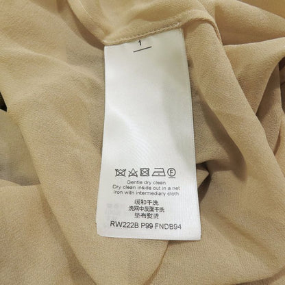 Unused Louis Vuitton Tulle Sleeveless Dress Tunic Short Length Check 36 Yellow