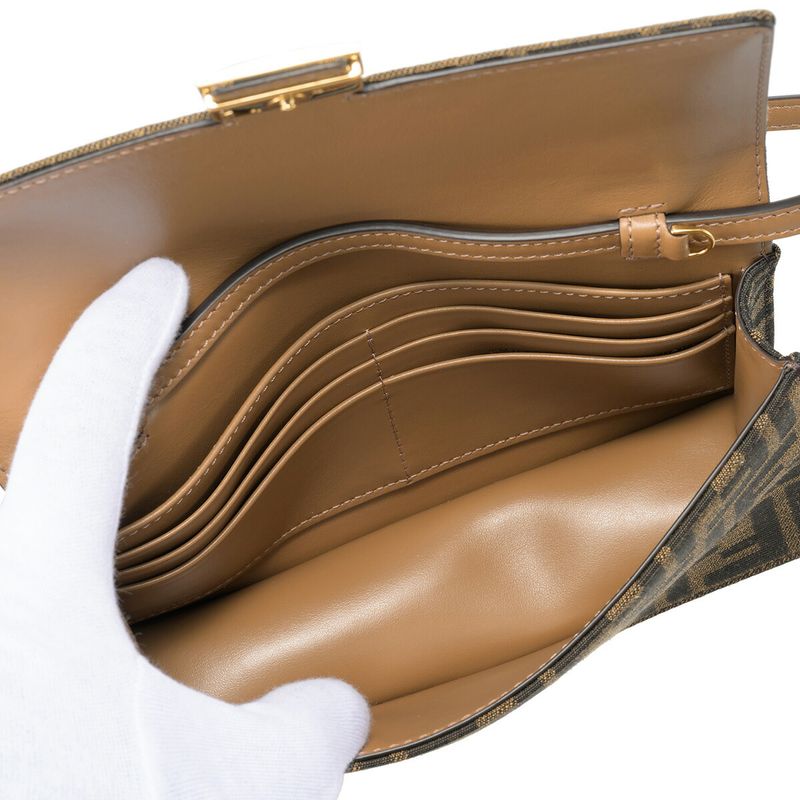 Fendi Shoulder Bag Baguette Brown