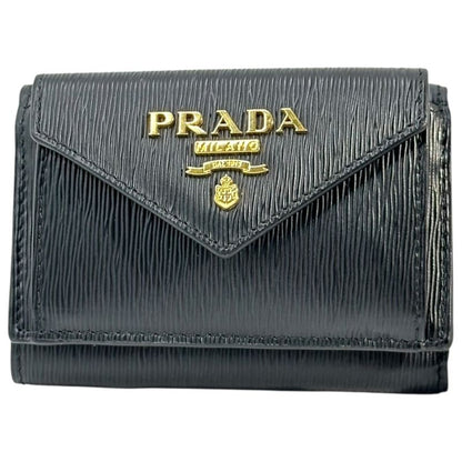 Prada Vitello Move Tri-Fold Wallet Vitello Move Tri-Fold Compact Wallet 1mh021