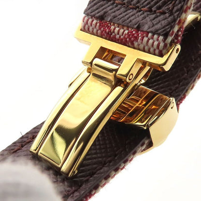 Louis Vuitton Bracelet Good Luck Bracelet M64459 Monogram Mini Metal Pink Gold
