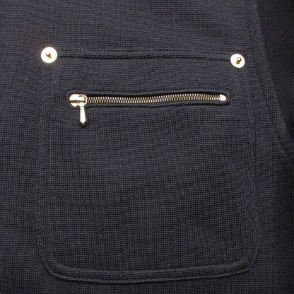 Gucci Tom Ford Period Vintage Gold Button Suede Switching Knit Jacket Outerwear