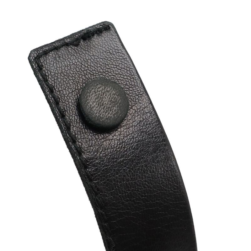 Hermes Tudu Shoulder Bag Pochette Crossbody Leather Black