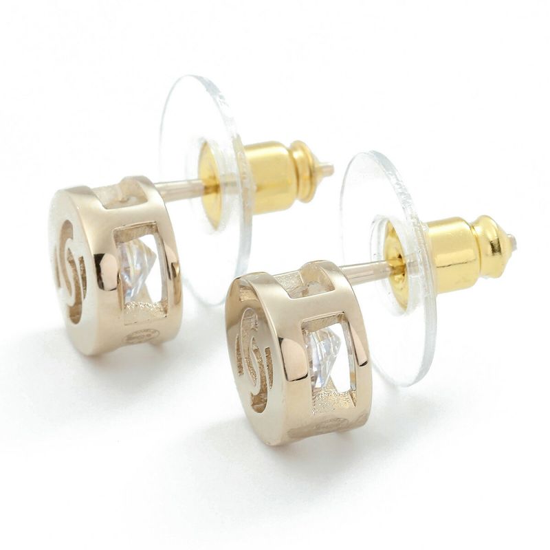 Chanel Earrings Round Earrings Gold