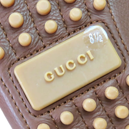 Gucci 367923 Bamboo Tassel Leather Loafer Driving Shoes Brown 8.5 Storage With