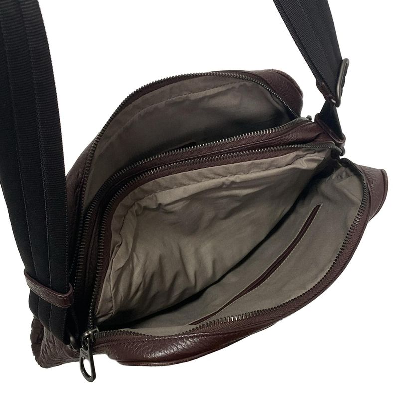 Bottega Veneta Shoulder Bag - Dark Brown Leather