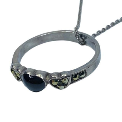 Saint Laurent Necklace Pendant Accessory Ring Necklace Heart Accessory Metal