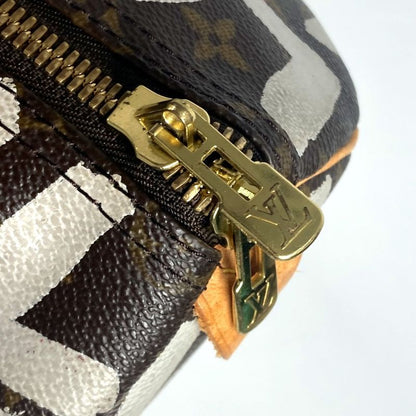 Louis Vuitton Boston Bag Keepall 50 M92197 Monogram Graffiti Canvas Brown