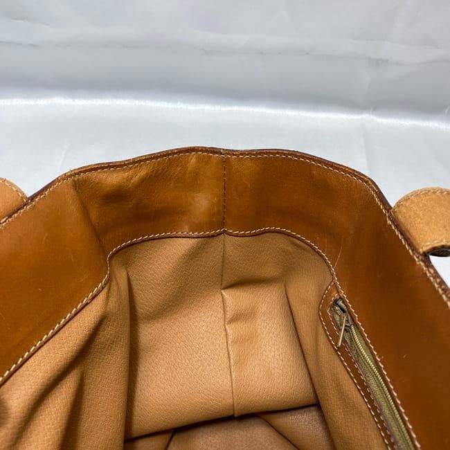 Celine Tote Bag Brown Macadam Large PVC Leather Preowned