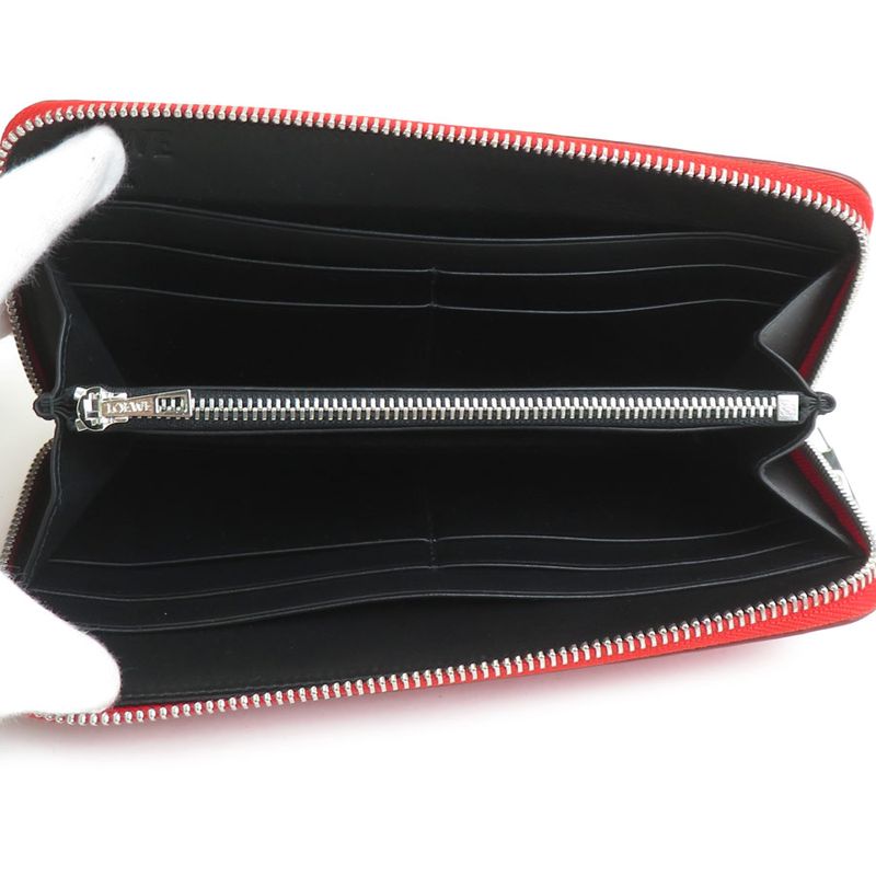 Loewe Round Zipper Long Wallet