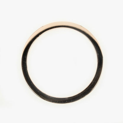 Cartier C Deux Engraved 18K Pink Gold And Diamonds Size 7 Ladies' 3.39g Ring