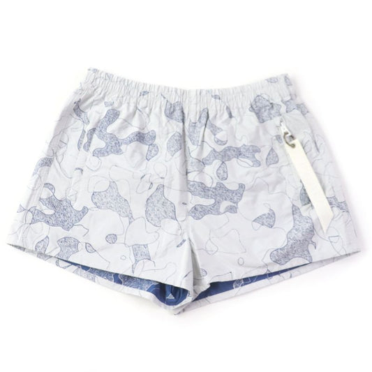 Christian DIOR 047p21a2863 Camouflage Pattern Shorts With Logo Charm Grey Navy