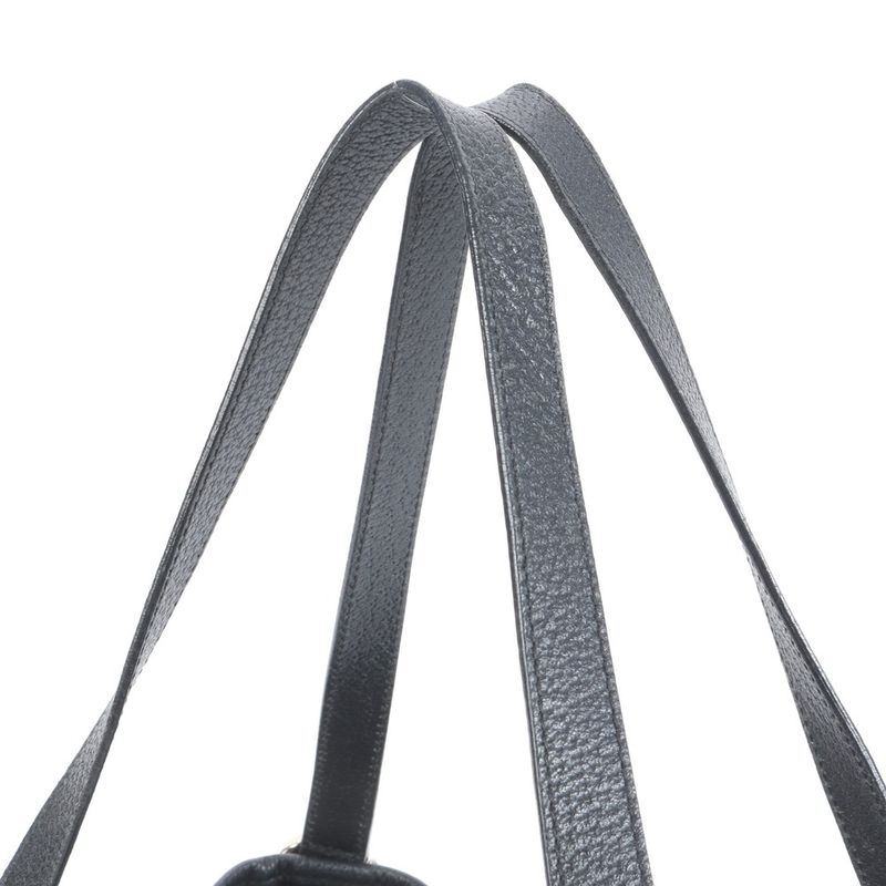 Gucci GG Canvas Abby Leather Tote Bag Shoulder Hand 130736 Black Women's ERE