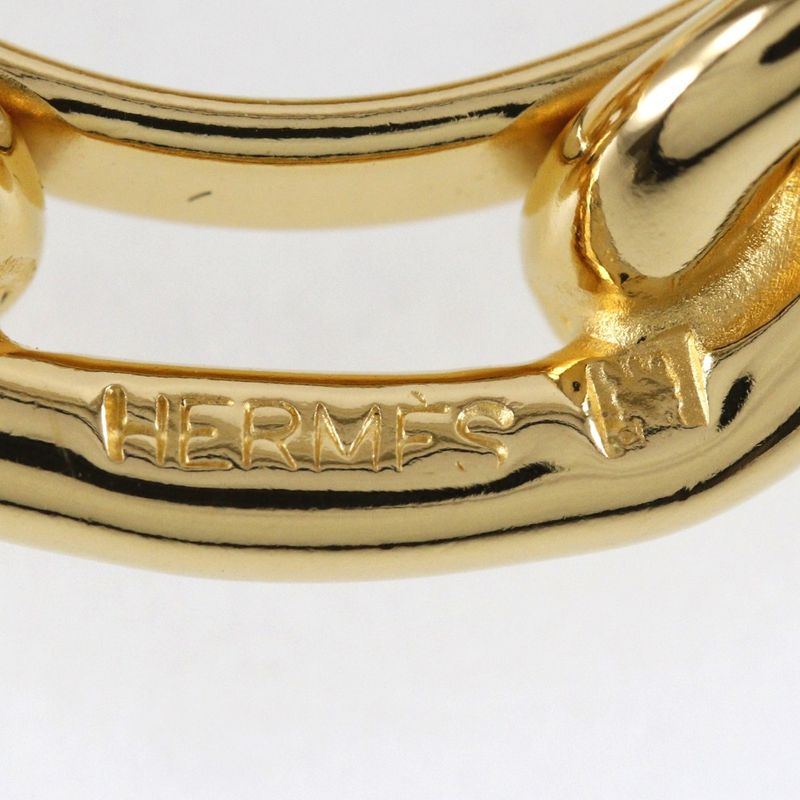 Hermes Chaine D'ancre Gold Plated Gold Ladies Scarf Ring