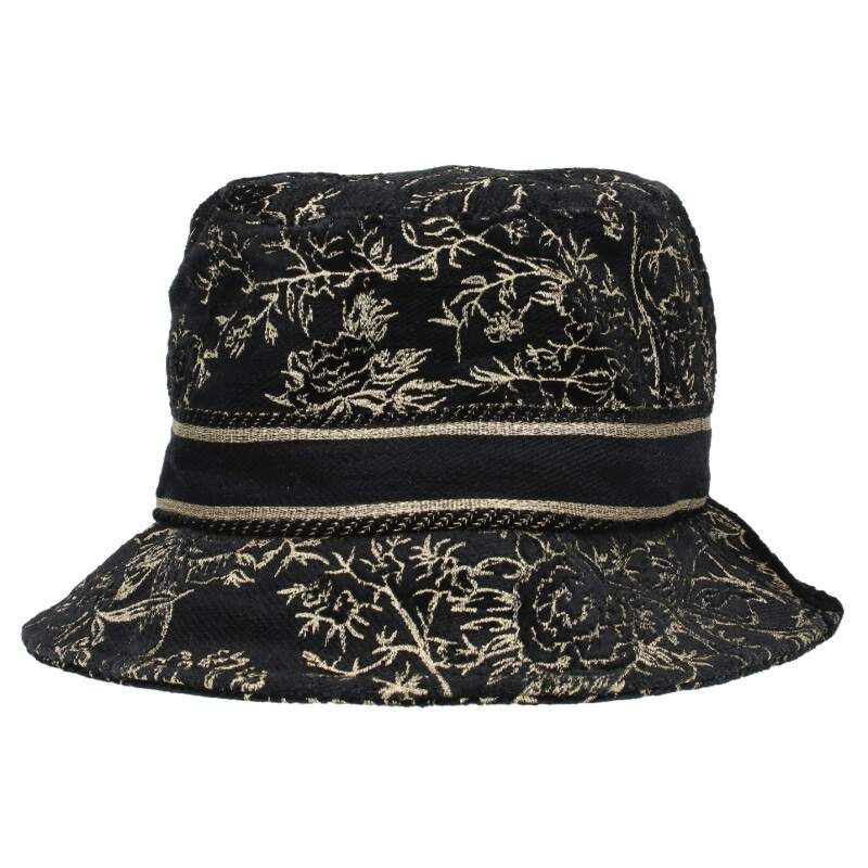 Christian Dior 31jar923x134 Logo Embroidered Jacquard Bucket Hat Women's 59