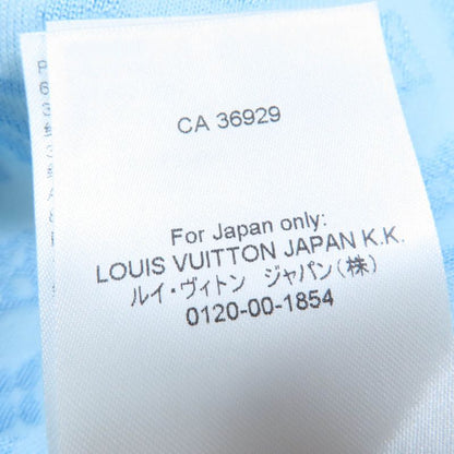 Louis Vuitton 24SS Silk Monogram Jacquard Top Jogging Pants Setup Light Blue S