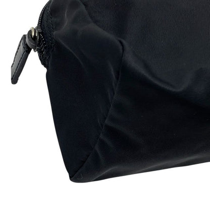 Prada Pouch Cosmetic Pouch Small Pouch Triangle Logo Nylon Black Prada
