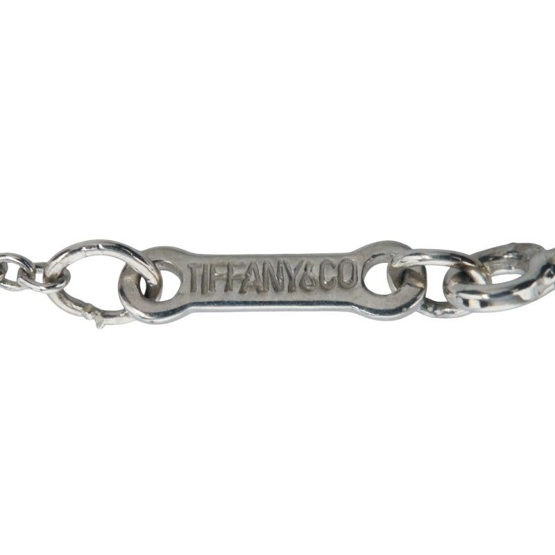 Tiffany & Co Open Heart Pendant Necklace Sv925 Silver Ladies Tiffany & Co