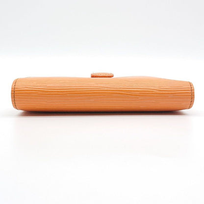 Louis Vuitton Epi Portefeuille Viennois Foldable Wallet Clasp Orange Box