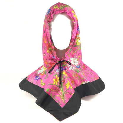 Gucci Poncho Flora Floral 555181 Nylon Pink