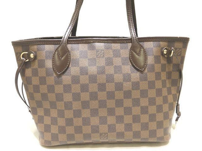 2 Louis Vuitton Damier Neverfull PM Tote Bag N51109 Ladies Shoulder Bag Ebène