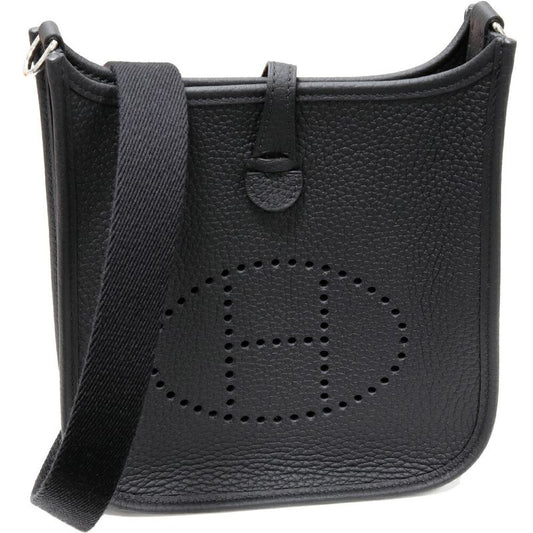Hermes Shoulder Bag Evelyn TPM Mini 16cm (630in) Taurillon Cles Mance Black