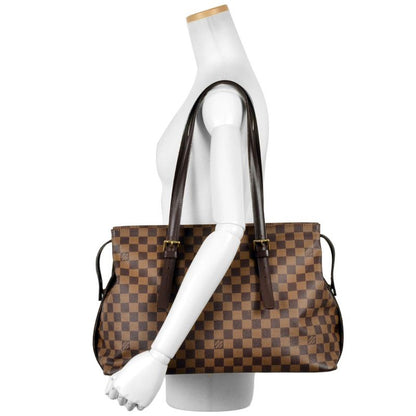 Louis Vuitton Chelsea Tote Bag Damier Ebène N51119 Brown