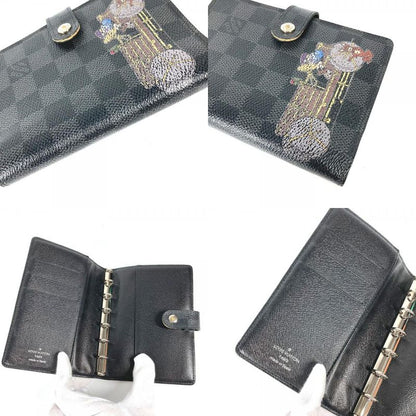 Louis Vuitton Notebook Cover Illustre Agenda PM R21130 Damier Graphite Canvas