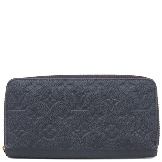 Louis Vuitton Long Wallet Zippy Wallet Monogram Empreinte Marine Rouge Gold
