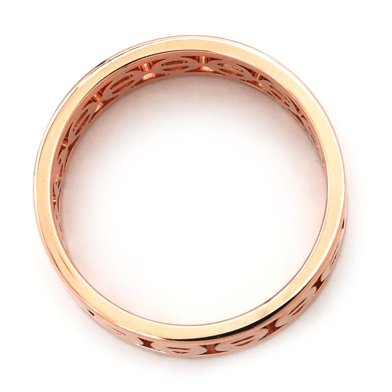 Hermes Ring Chaine D'ancre Divine PM 18k Pink Gold Pink Gold #52 Au750 18k Gold