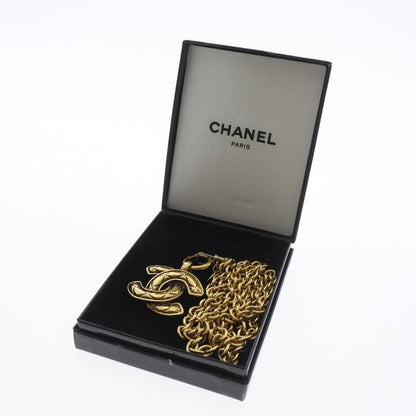 Chanel Coco Mark Matelasse Gold Plated Ladies 74.0g Necklace