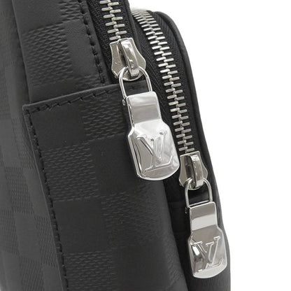 Louis Vuitton Body Bag Avenues Ring Bag Damier Infini Black Silver Hardware