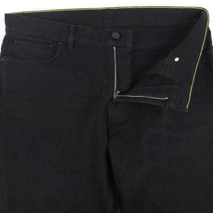 Louis Vuitton 24SS Hid70w Slim Stretch Denim Pants Cotton With Logo Button