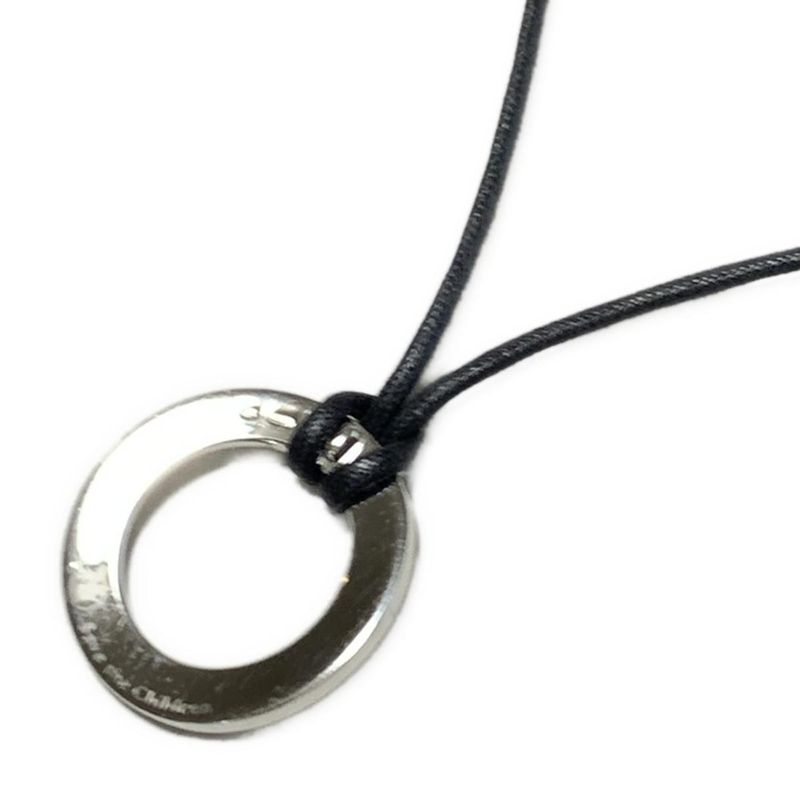 Bvlgari Necklace Save The Children Silver And Black Flower